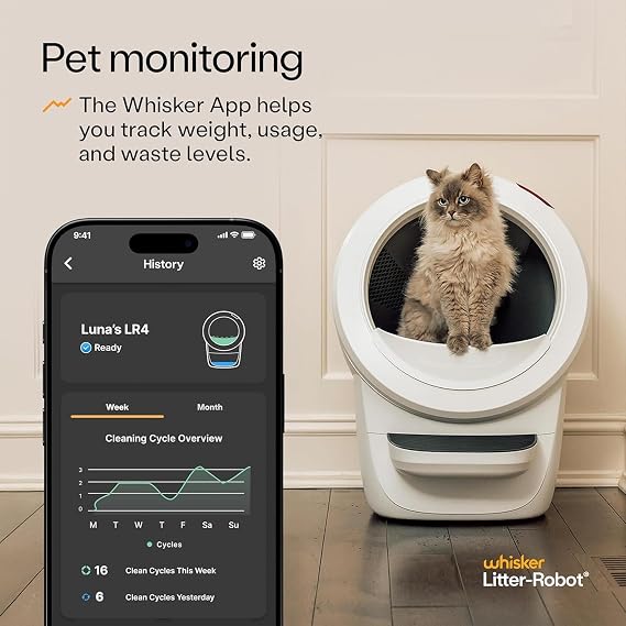 Whisker Litter-Robot 4 Supply & Accessory Bundle, White - Automatic