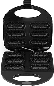 Generic Corn for Corn Dogs, Automatic Temperature Control 6 Capacity of Hot Dog 750w Waffle Hot Quick Car for the Kitchen for the Home US Plug 110V