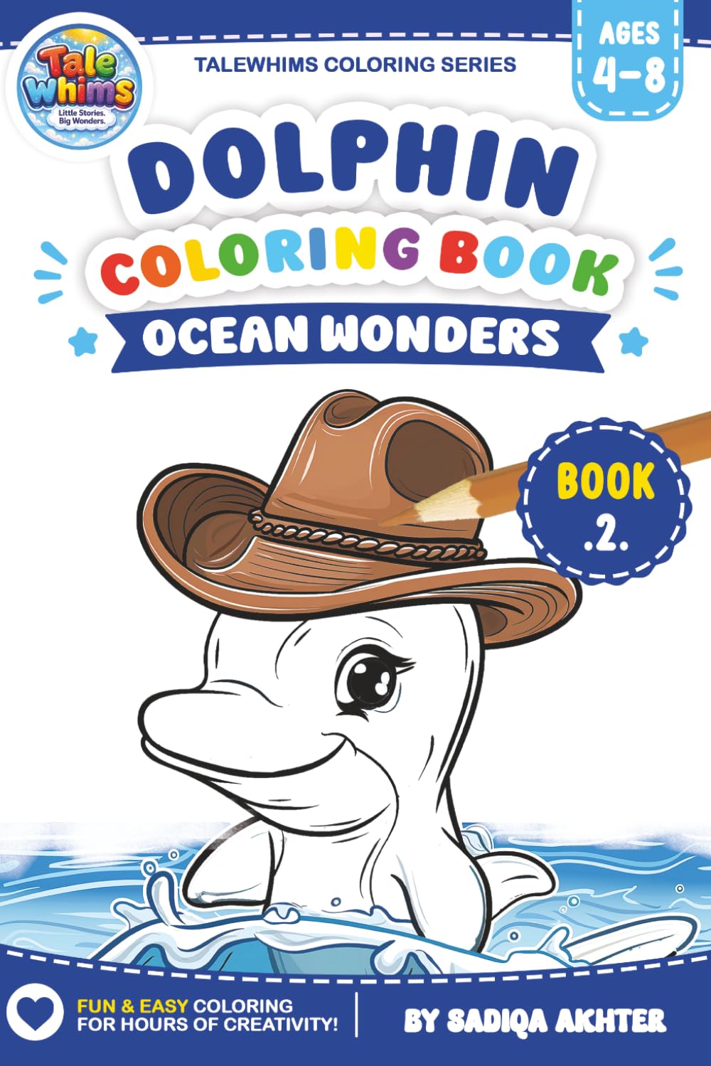Dolphin Coloring Book (Ocean Wonders Series)