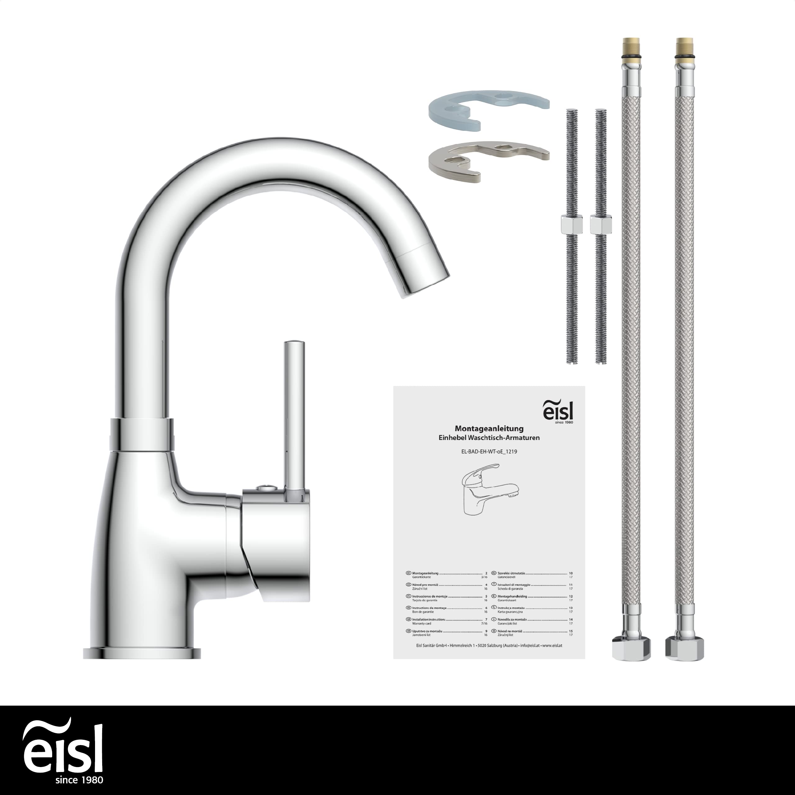 EISL NI075FUTCR Rubinetto del Bagno Futura, Cromo