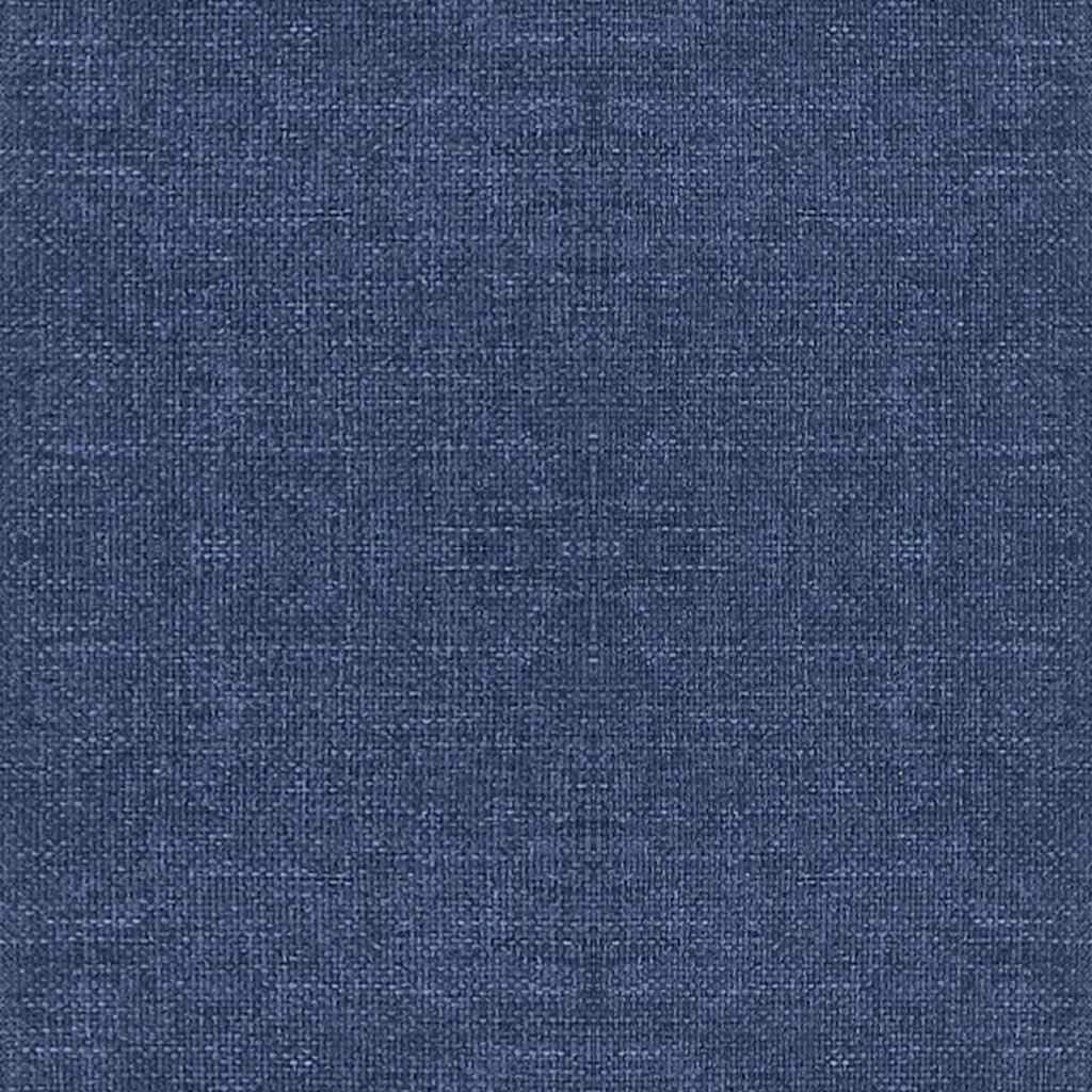 Silla de oficina giratoria azul tela