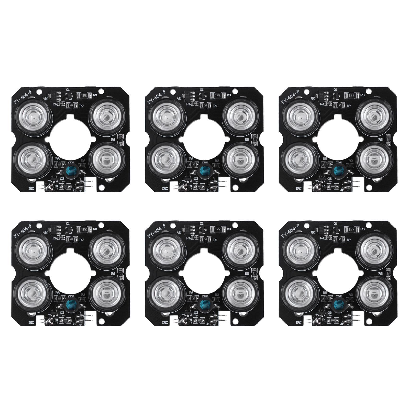 Array IR LED Luz Punto 4X Panel Infrarrojo 52mm para Cámara CCTV