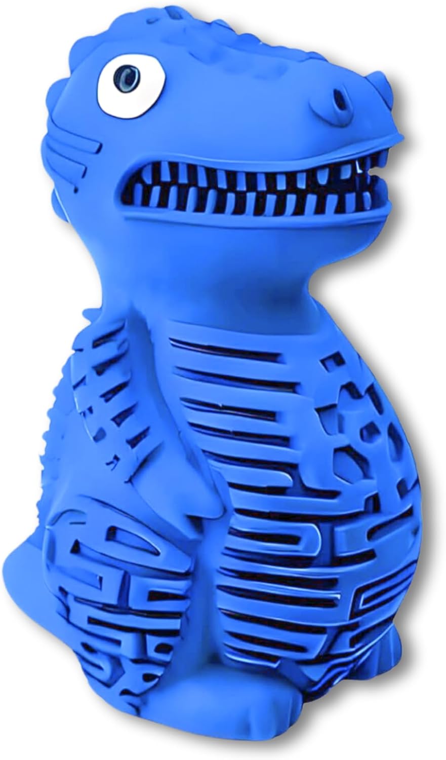 Samyuktha Natural Rubber Dog Chew Toys for Aggressive Chewers | Training & Interactive Treat Dispensing Toys for All Breed Sizes of Dogs | Colour May Vary (Dragon Toy)