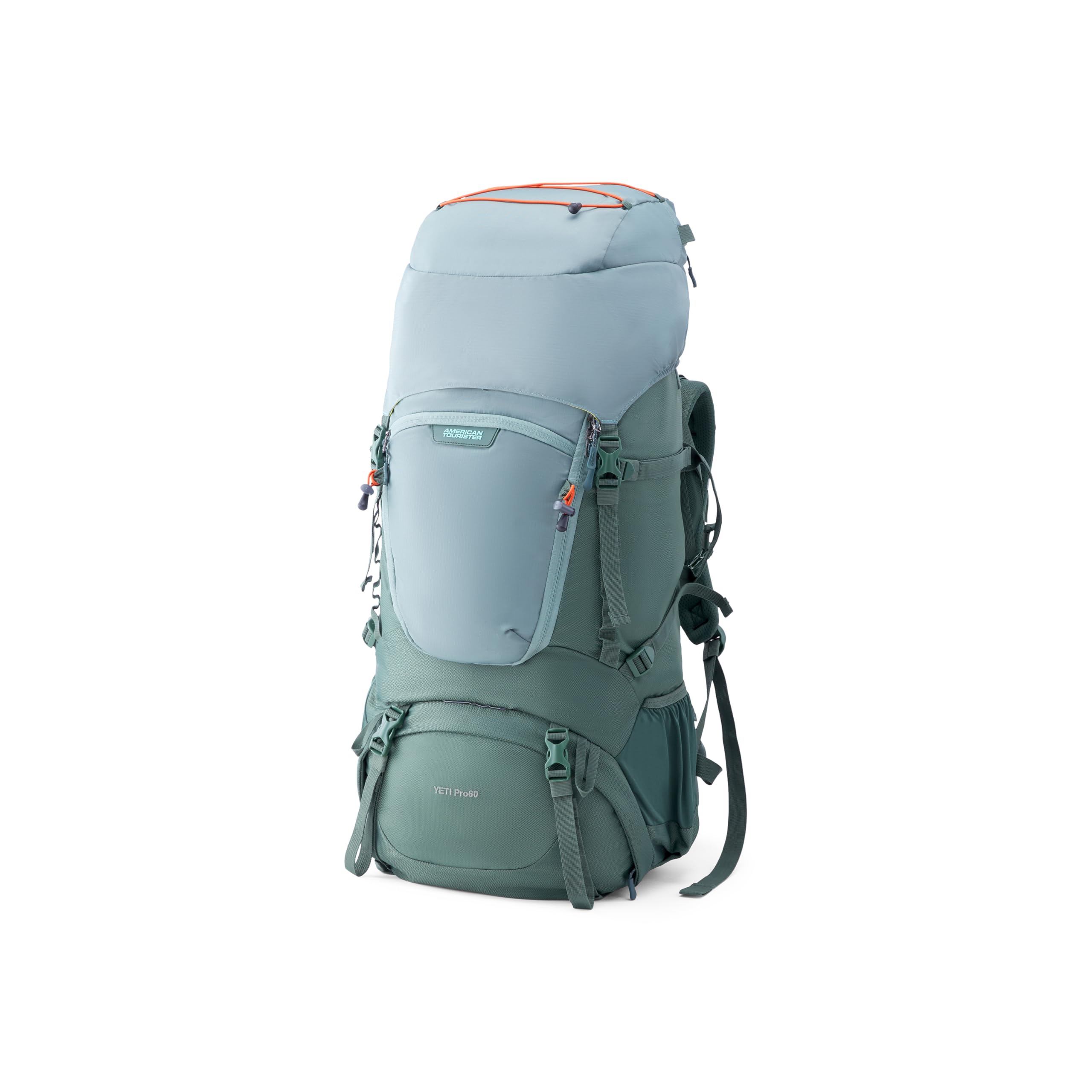 American Tourister Yeti Pro | 60 Ltrs | 2 Compartments | Bottle Pocket | Ergonomic Padded Back Panel & Shoulder Straps | Rucksack | 1 Year International Warranty | Green-picture-33