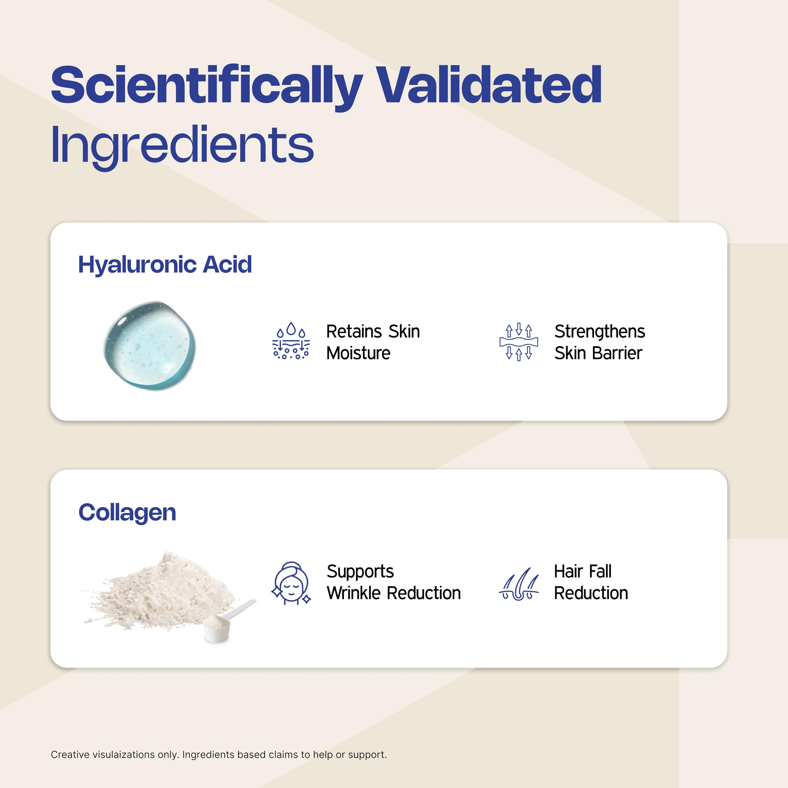 Nutriburst Korean Marine Collagen Powder | Marine Collagen Peptides (Type I & III) with Hyaluronic Acid | 8g High Absorption Collagen per Serving | Orange Flavour | For Skin, Hair, Nails & Joint Support | For Men and Women | 100g — Amazon image 5