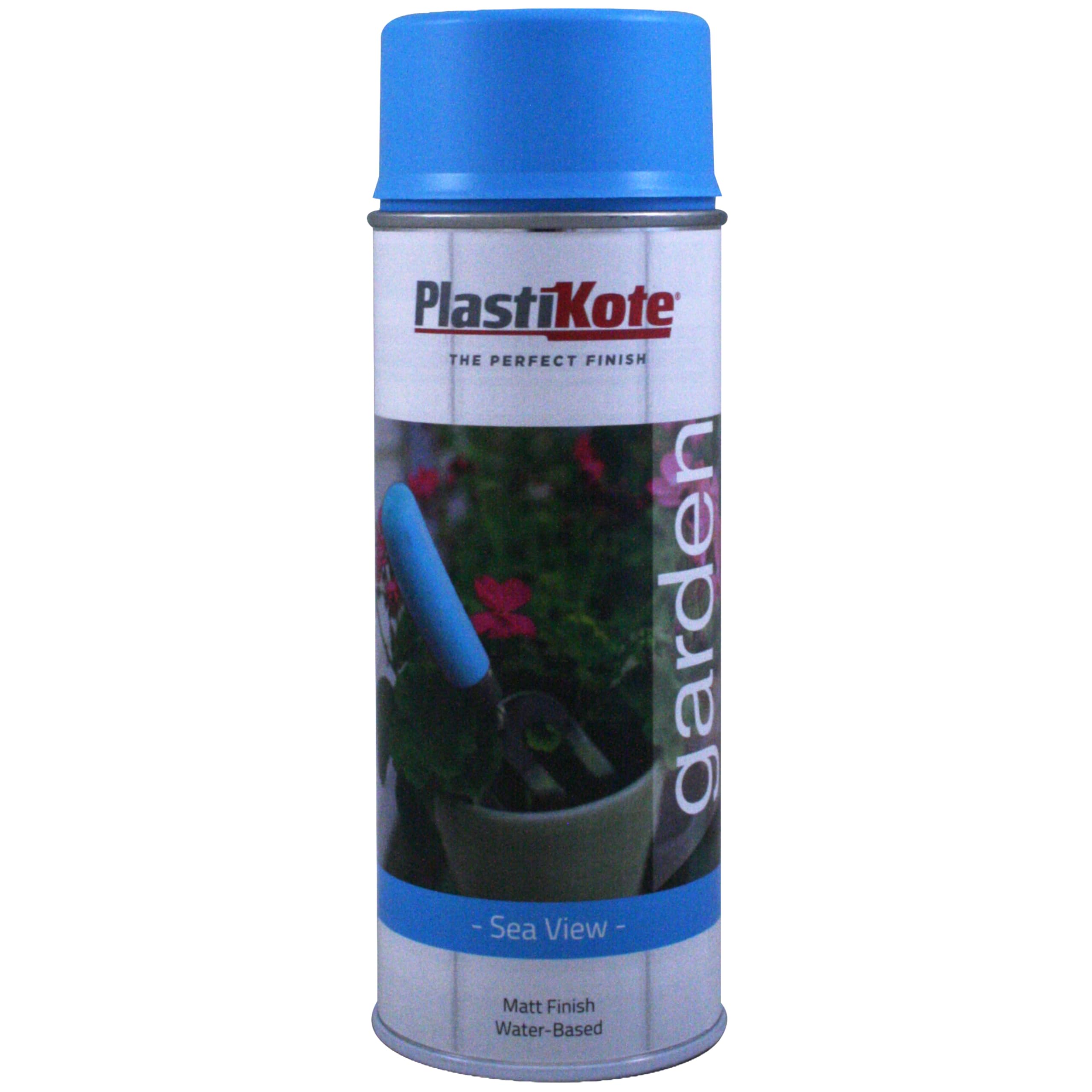 Plastikote 027206 Garden Colours Spray Paint Sea View 400Ml