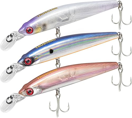 Miniatura 15 de TRUSCEND Easy Catch Swimmax with BKK Hooks, Magic Noisy Wiggling and Vibrating Actions for More Bites, Lifelike Fishing Lures for Bass Trout Walleye