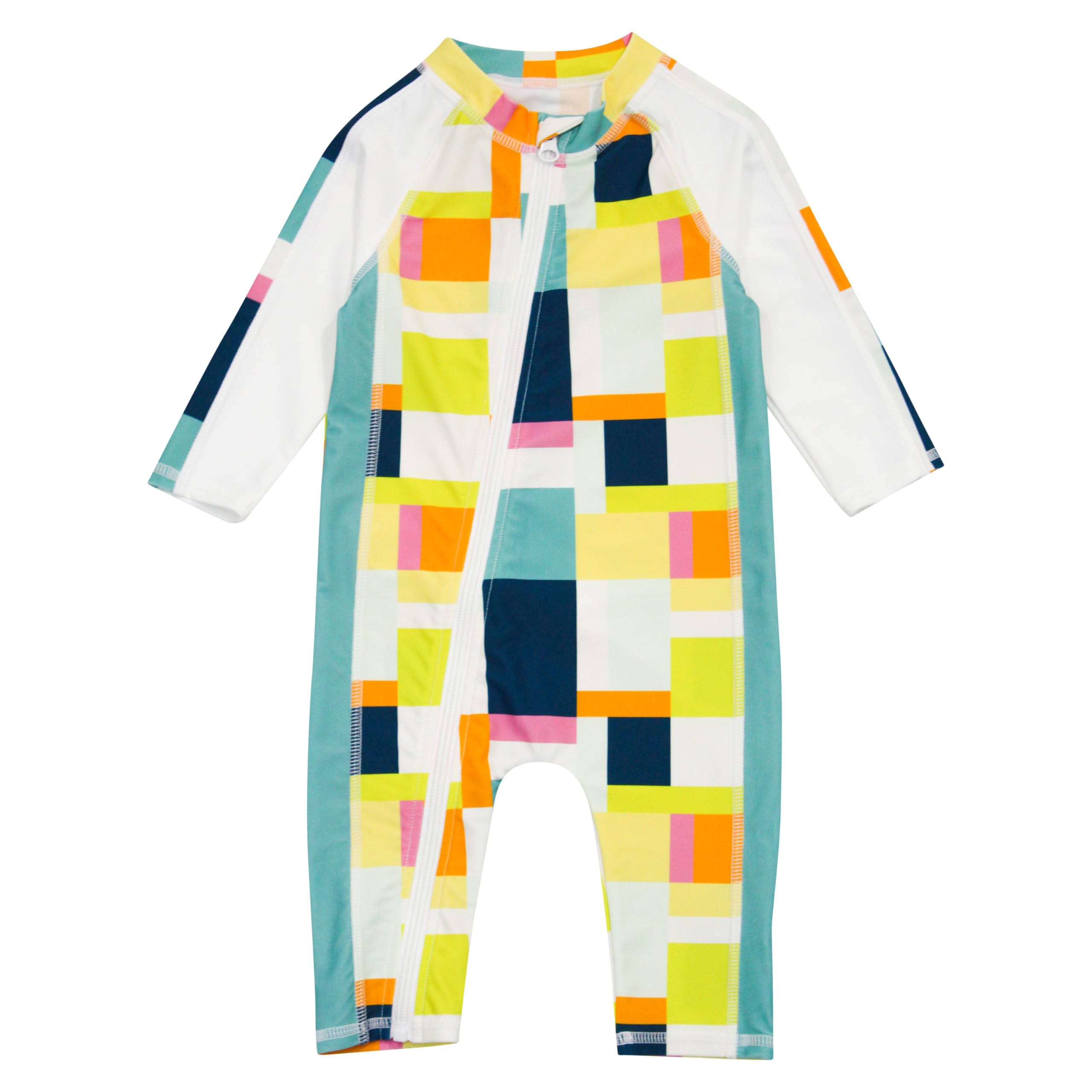 SwimZip Girls' Long-Sleeve UPF 50+ Swimsuit for Baby, Toddler, & Little Girls