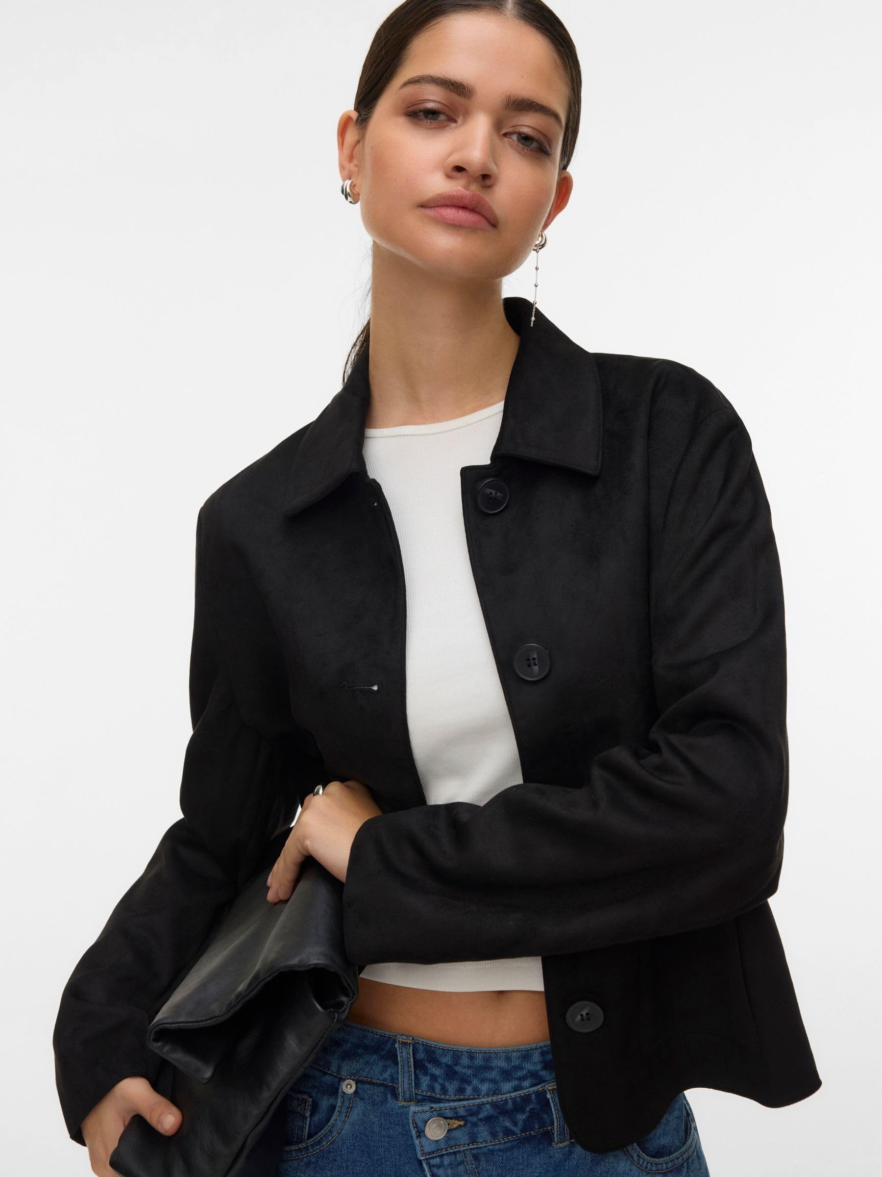 VERO MODA Vmjose Kelly Short Jacket Ga Noos Vmjose Kelly - Giacca corta Ga Noos Donna (Pacco da 1)