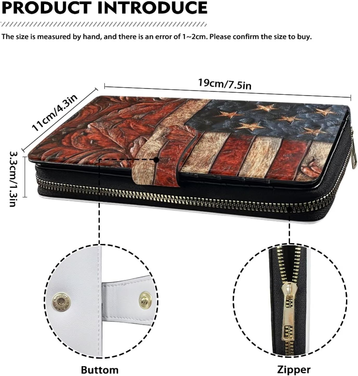 COEQINE Ladies Wallets Pink Leopard Heart Black Printed Leather Phone Long Clutch Purses Check Coin Change Holder - Image 7