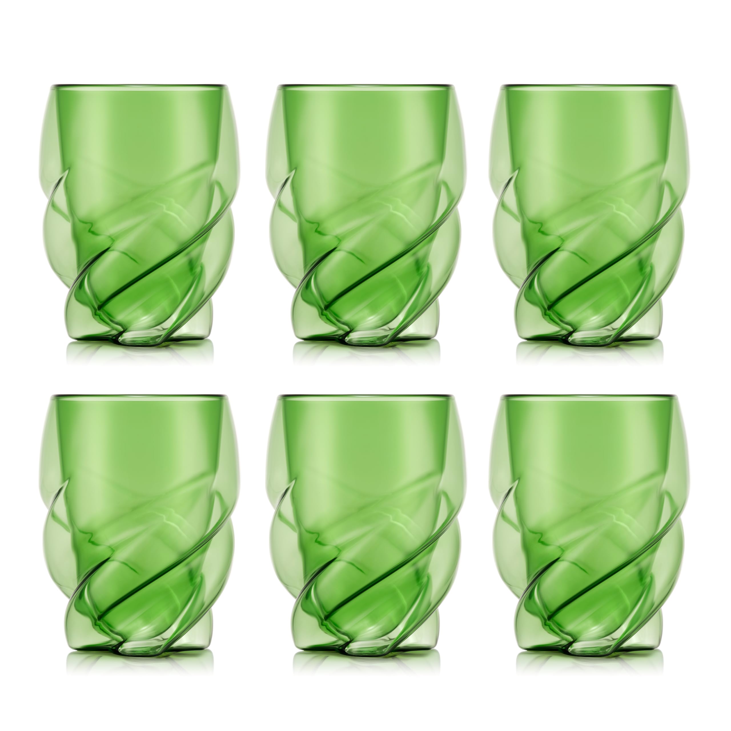 Tasses double paroi Bodum Pavina : finie la brûlure avec ces verres isothermes verts de 270 ml