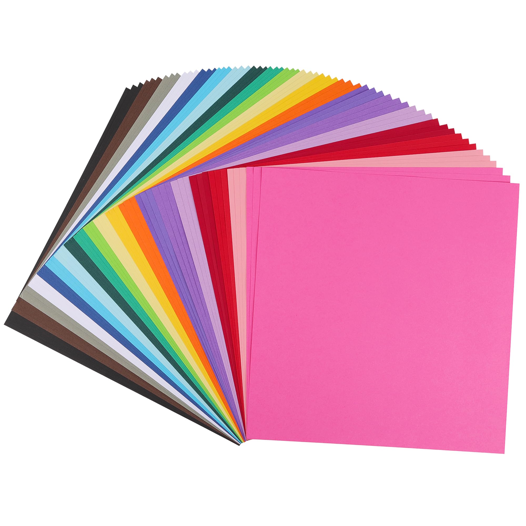 UAP10MX60 Cartoncino Colorato 12" x 12" 180gsm 65lb 60 Fogli 20 Colori 30,5×30,5cm