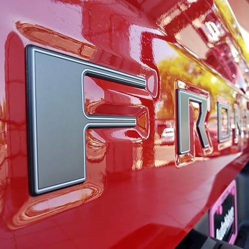 Miniatura 2 de EyeCatcher Tailgate Letter Inserts Compatible with 2022-2025 Frontier Accessories (Carbon and White)