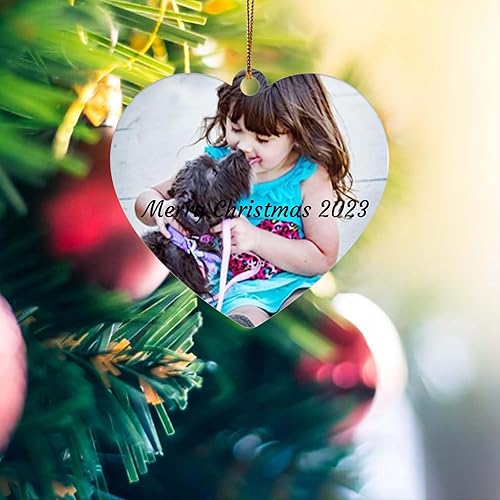 Miniatura 6 de Adornos de Navidad personalizados, Adorno de foto personalizada, Adorno personalizado, Decoración personalizada del árbol de Navidad, Adorno para