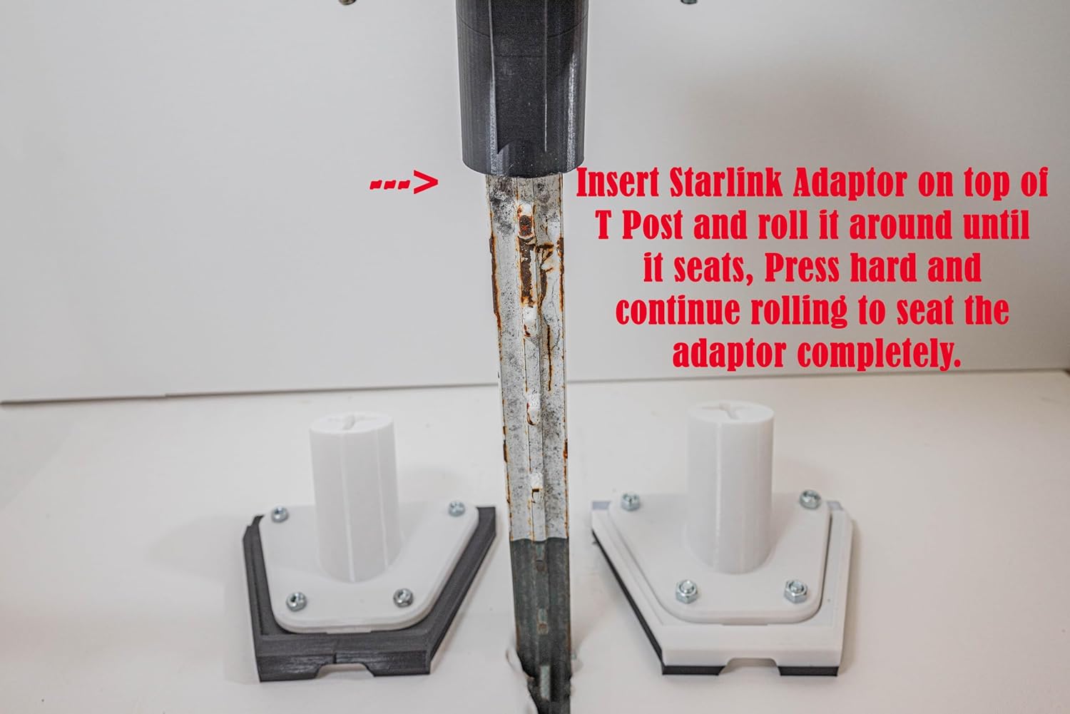 Gen 3Starlink T Post Fence Mount