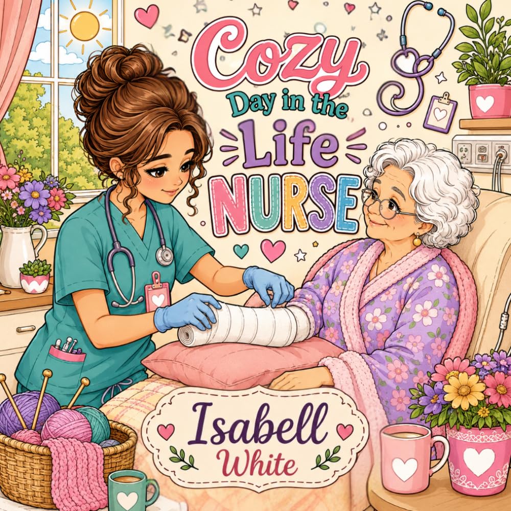 Coloring Book Cozy Day in the Life Nurse Bold and easy Coloring Book Cozy Careers: Cute and Relaxing Nurse Coloring Pages Featuring Cozy Hospital ... Healthcare Life for Adults and Teens