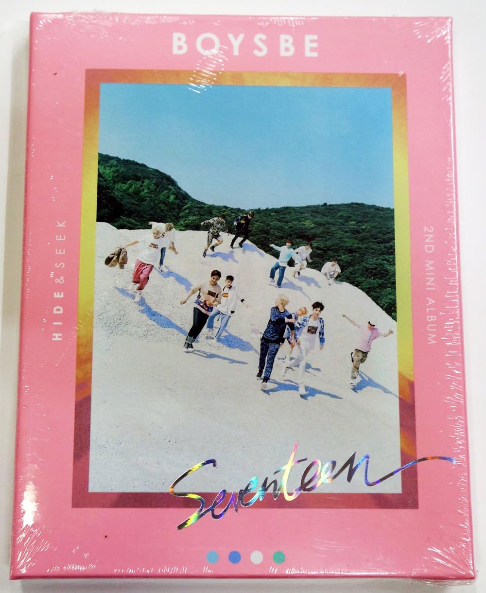 SEVENTEEN - BOYS BE (2nd Mini Album) [HIDE Ver.] CD + Photobook + Map Poster + Photocard + 5 Postcards + Sticker + Extra Gift Photocards Set
