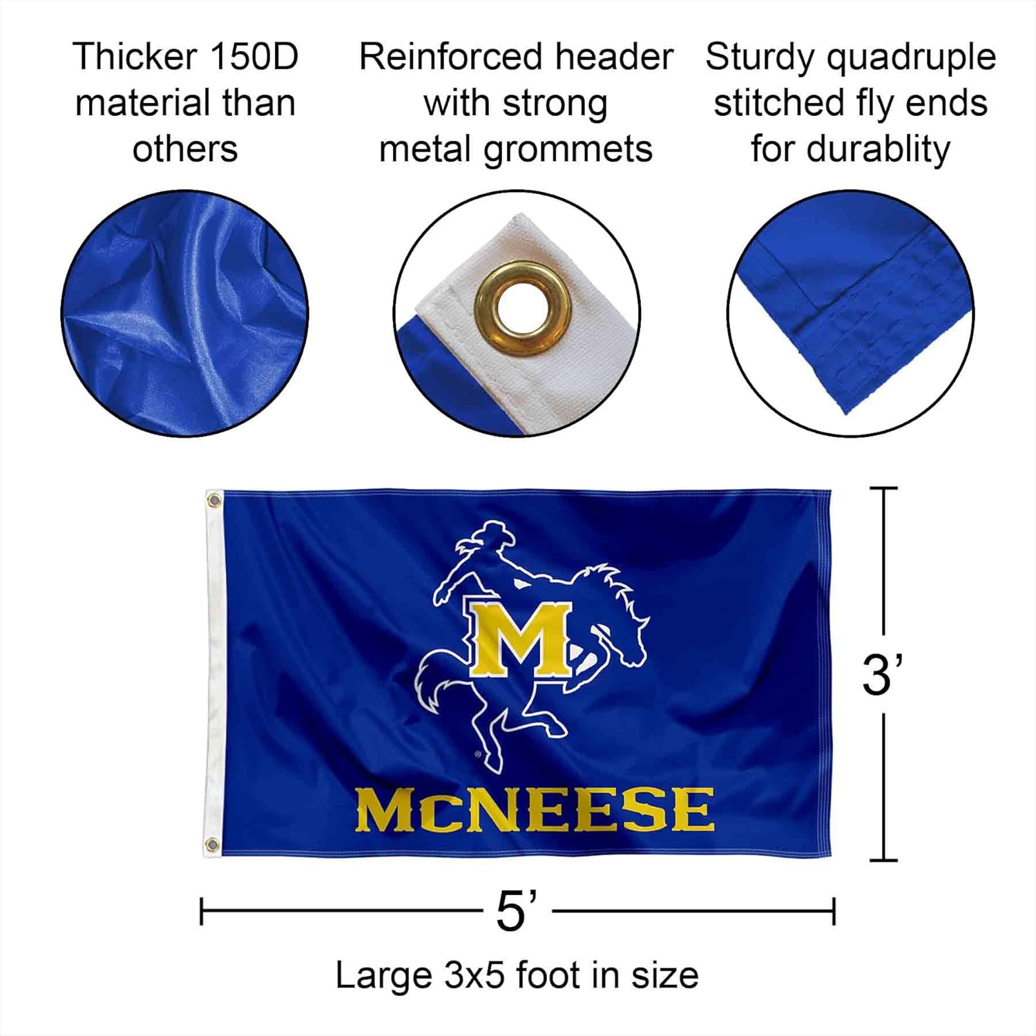 McNeese State Cowboys College Flag