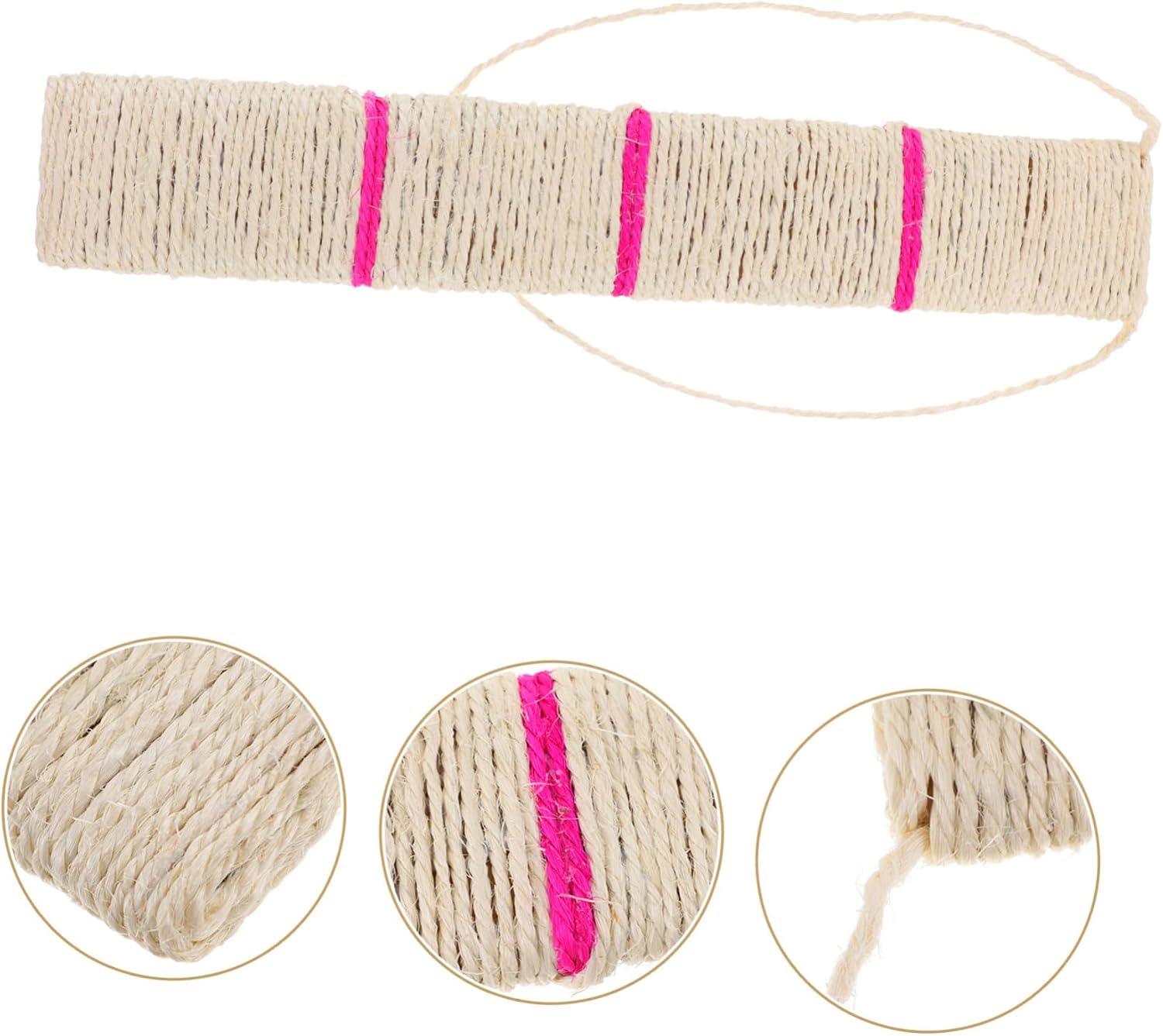 Hanging Cat Scratcher Sisal Mat 17.71X3.34X0.98In Corner Scratch Pad for Doors and Walls Cat Activity and Entertainment Mat