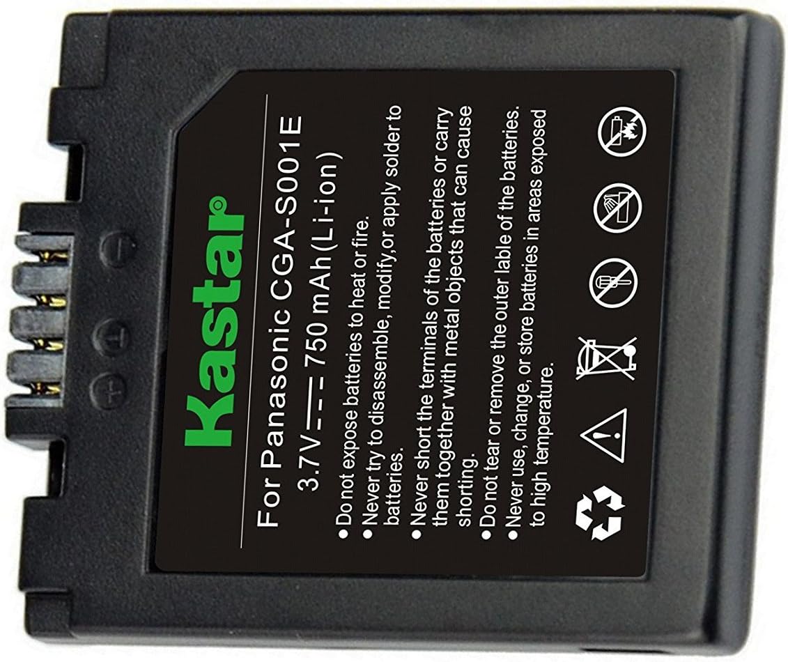 Kastar Battery Replacement for BP-DC2, CGA-S001, CGA-S001A/1B, CGA-S001E, CGA-S001E/1B, CGR-S001, DMW-BCA7 and Leica D-LUX, Panasonic LUMIX DMC-F, LUMIX DMC-FX Series Camera
