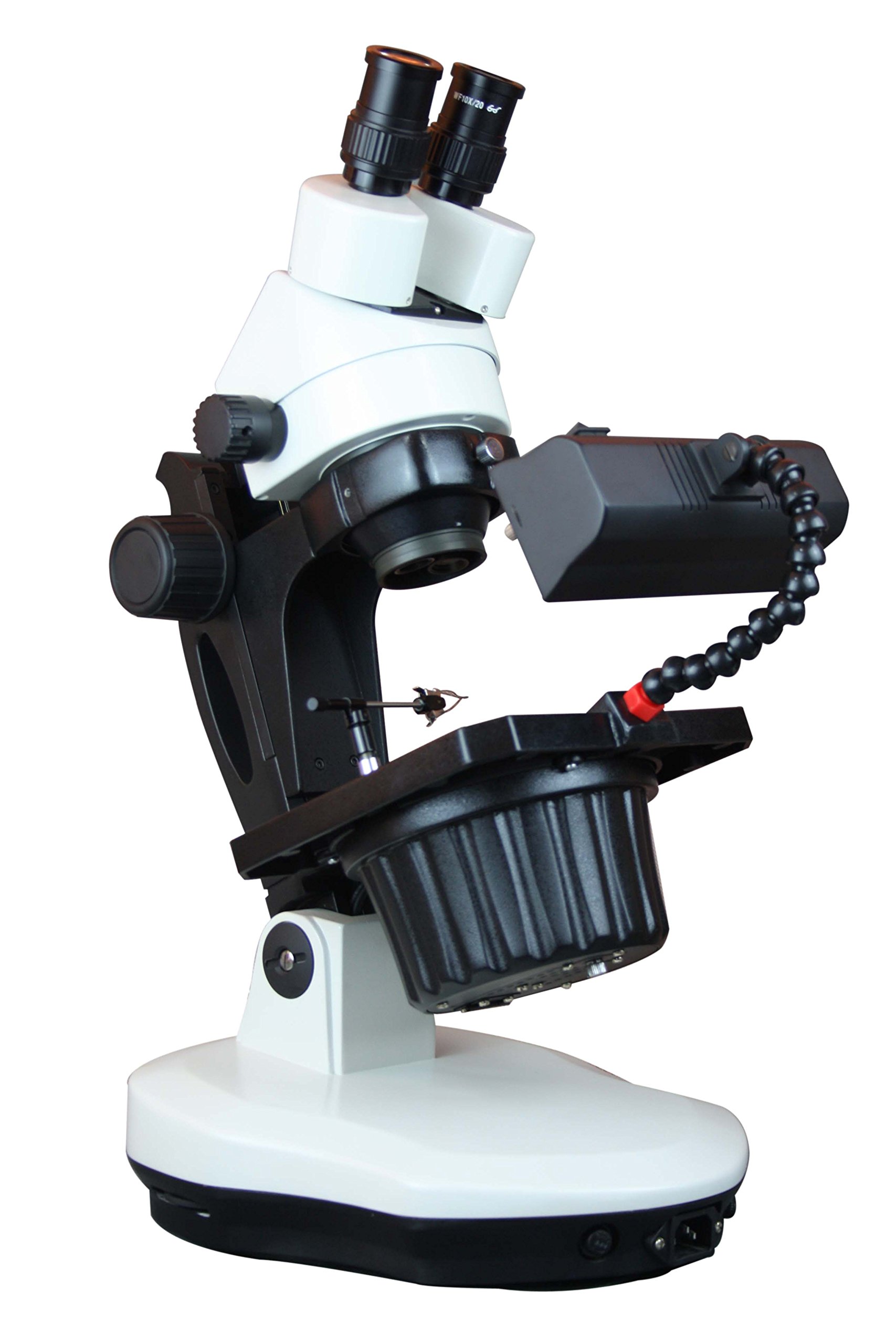 Microscopio principale stereo dello zoom di Darkfield 7-90X di gemologia della prova della gemma radicale con Darkfield