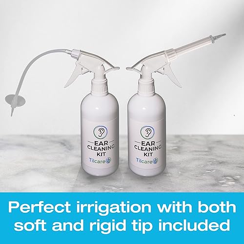 Miniatura 5 de Tilcare - Herramienta de eliminación de cera de oído, sistema de lavado de riego de oídos para adultos y niños, kit perfecto de limpieza de oídos