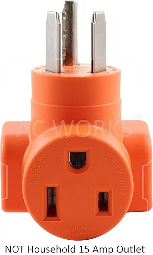 Miniatura 4 de AC WORKS Adaptador de soldador 6-50 (secador de 3 clavijas 10-30 30A)