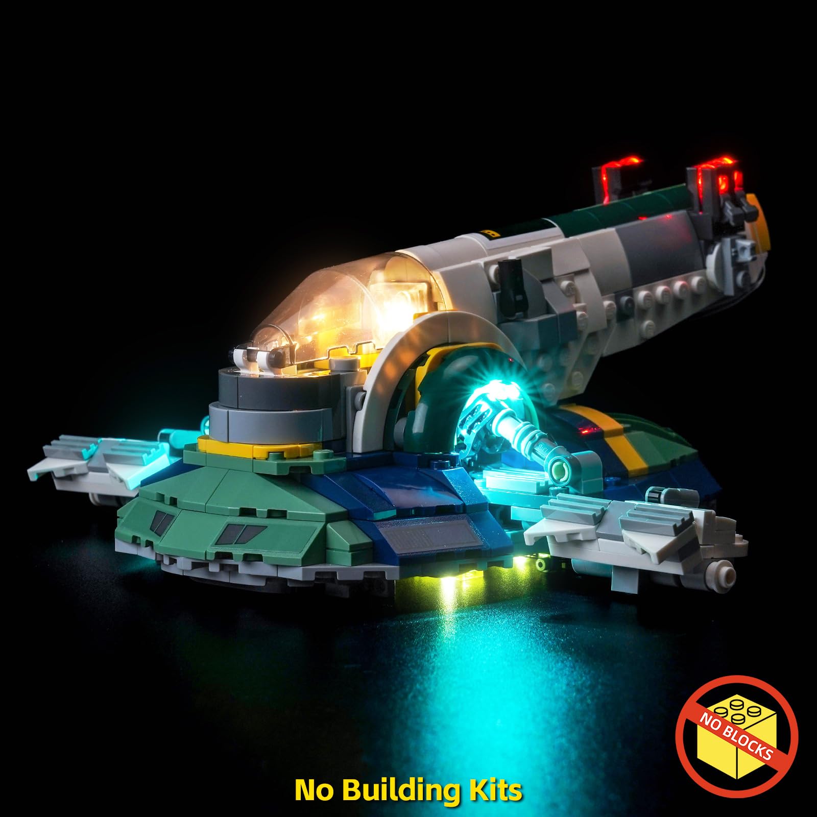 Light Kit Compatible with Lego 75433 Jango Fett's Starship (No Model) - Image 4