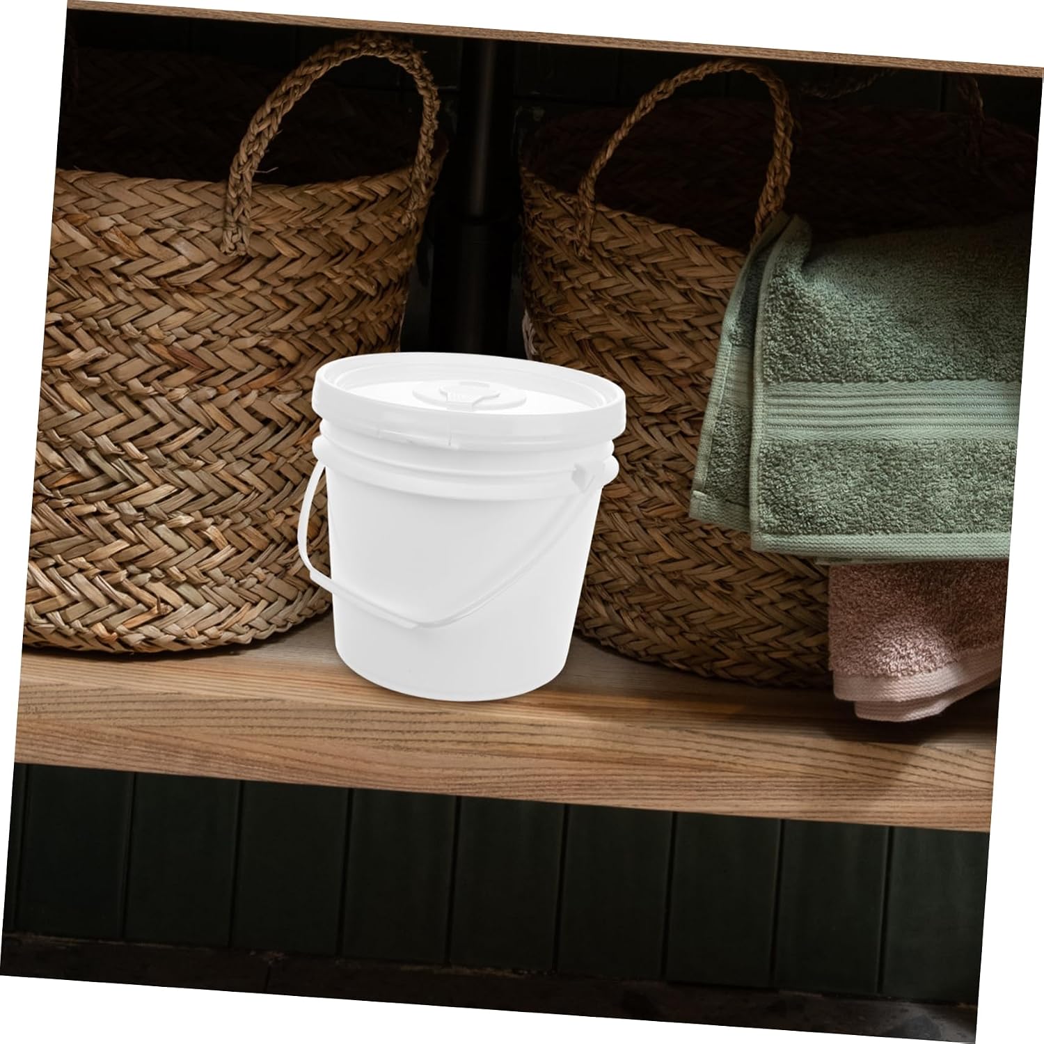 Wet Wipes Bucket Refillable Container Reusable Wipes Dispenser Dispenser
