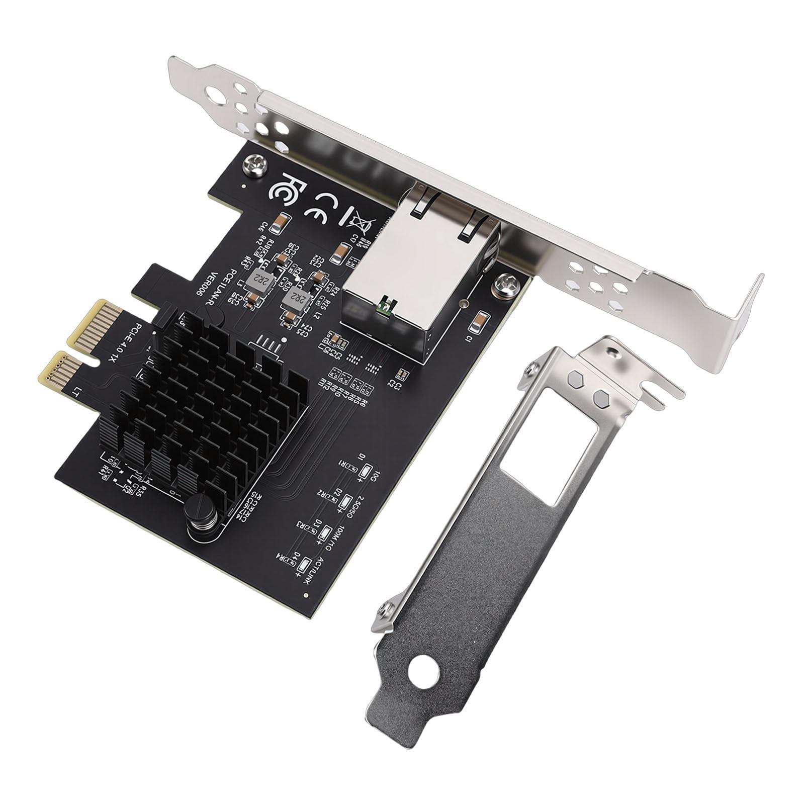 Topiky Adapter Ethernet PCIe X1 10 Gb Kontroler Realtek RTL8127AT do Szybkiego Przesyłania Danych w Systemach NAS do Komputerów Gier