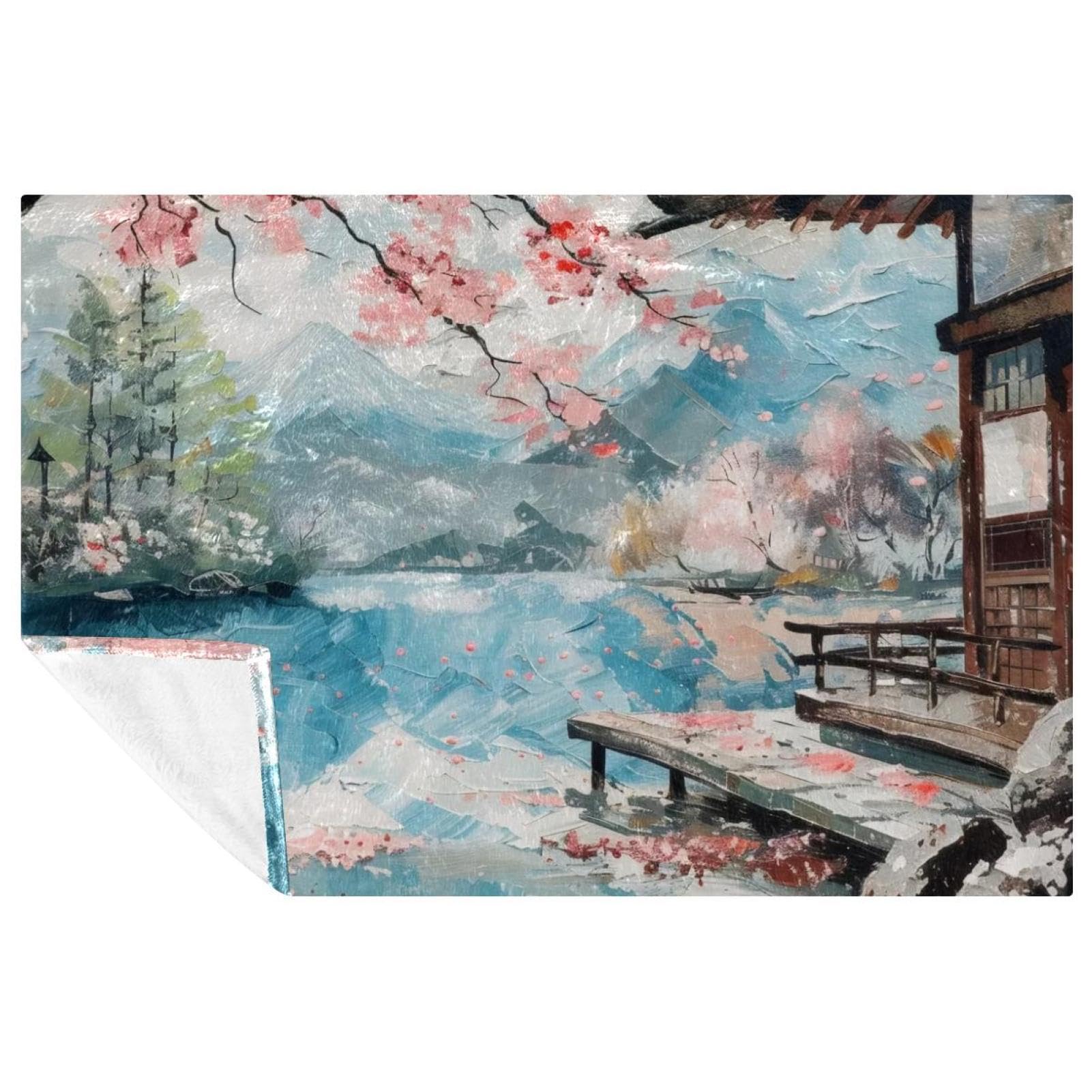 Couverture douce imprimée pour des instants cocooning chaleureux au lit, sur le canapé ou en voyage