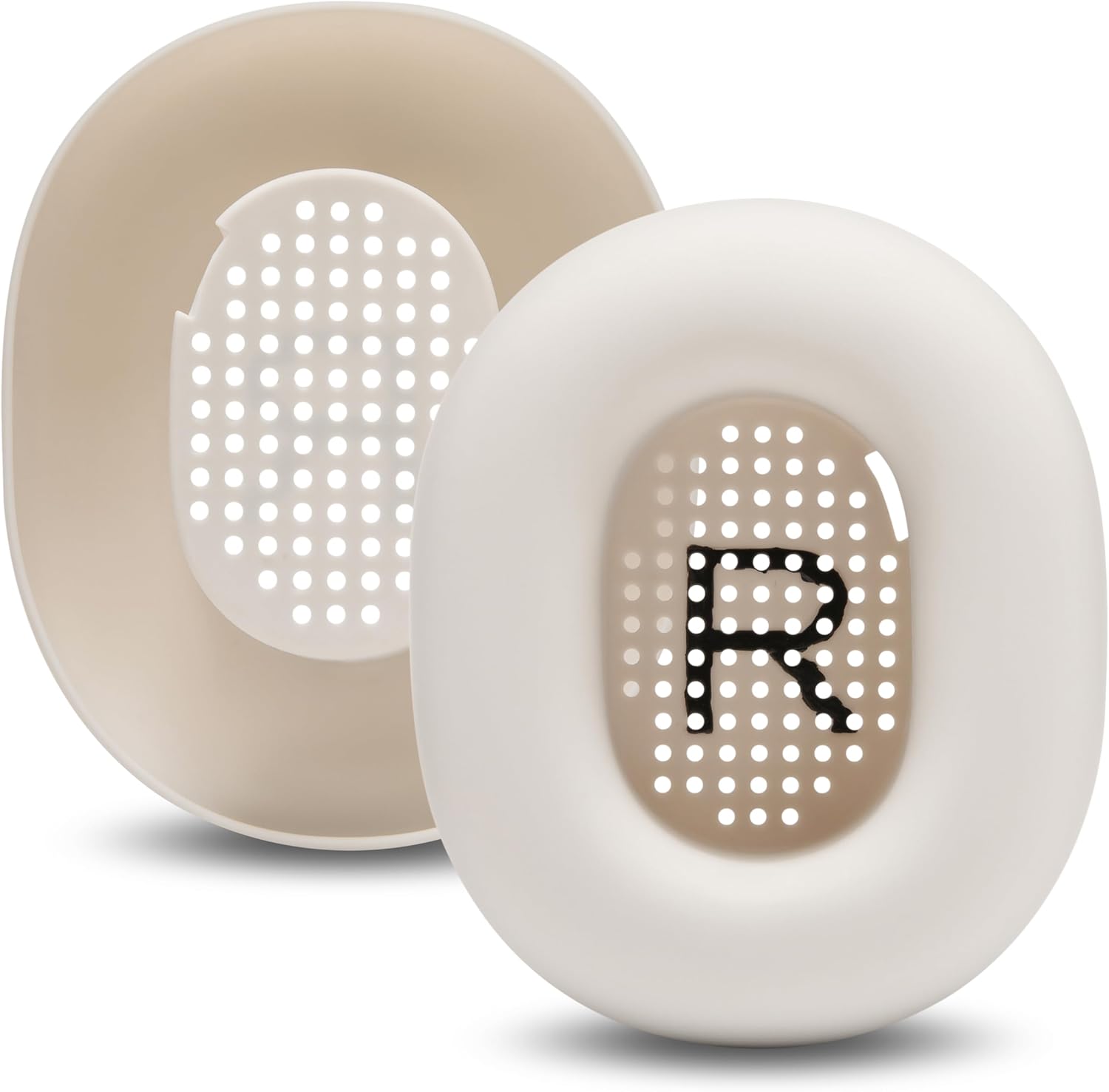 WC SweatZ Ace - Patented Earpad Sweat Covers for Sonos Ace Wireless Noise Cancelling Headphones by Wicked Cushions | Sweatproof & Easily Washable | Beige