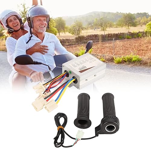 Miniatura 8 de Kit de controlador de cepillo de bicicleta eléctrica, controlador de 24 V 500 W y mango del acelerador Juego de modificación de bicicleta eléctrica