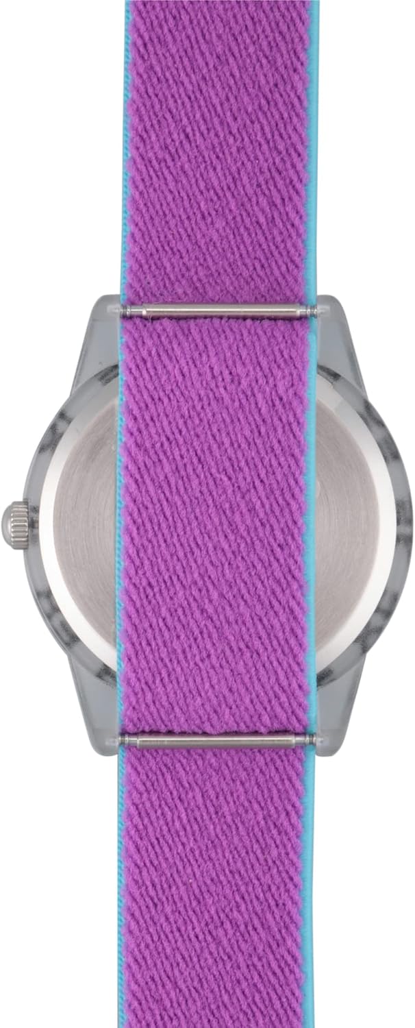Vista 3 de Disney Frozen Kids Plastic Time Teacher Analog Quartz Nylon Strap Watch