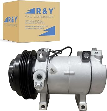 RYC New Automotive Air Conditioning Compressor and Clutch FH399 | Fits Mazda Miata 1.6L 1990-1993