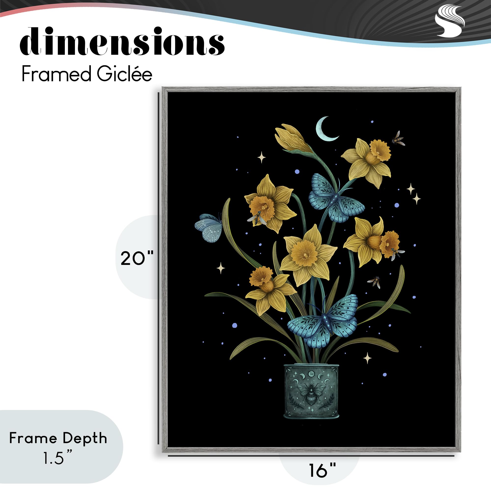 Mystical March - Stampa giclée con cornice, 40,6 x 50,8 cm