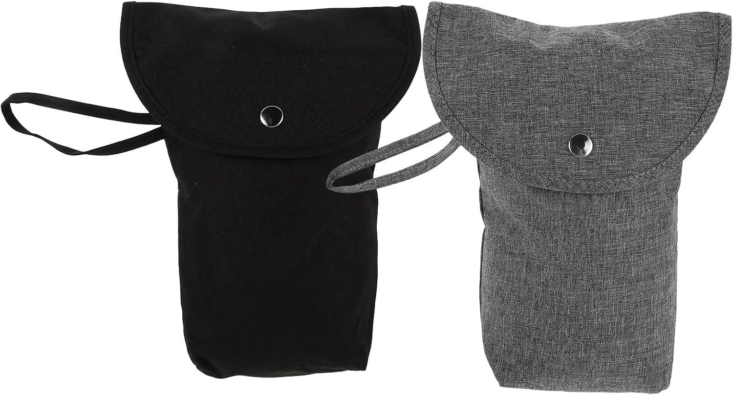 2pcs Small Waterproof Diaper Bag Organizer Made of Sturdy Oxford Cloth with Wipeable Surface, for Outdoor Adventures and Travel, Compact and Lightweight Storage Pouch
