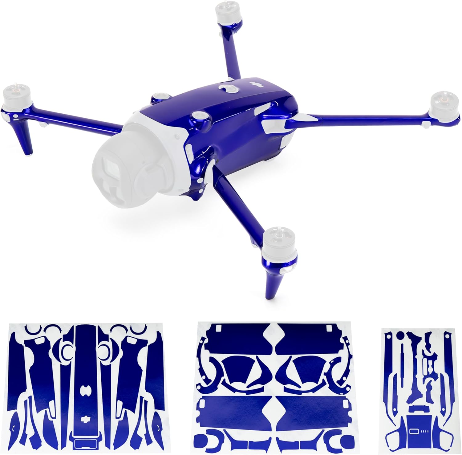 WRAPGRADE Full Wrap Skin Stickers Compatible with DJI Mavic 4 Pro (Racing White)