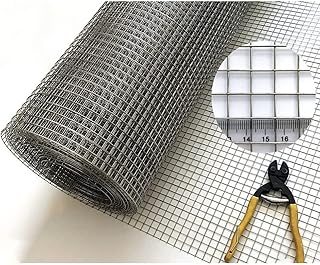 Welded Stainless Steel Wire Mesh - Durable Chicken & Snake Fencing, Gopher & Raccoon Barrier, Rabbit & Poultry Protection, Versatile Hardware Cloth & Metal Square Gutter Mesh