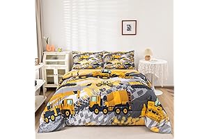 Kids Construction Comforter Set: Embark on a Journey of Imaginative Rest