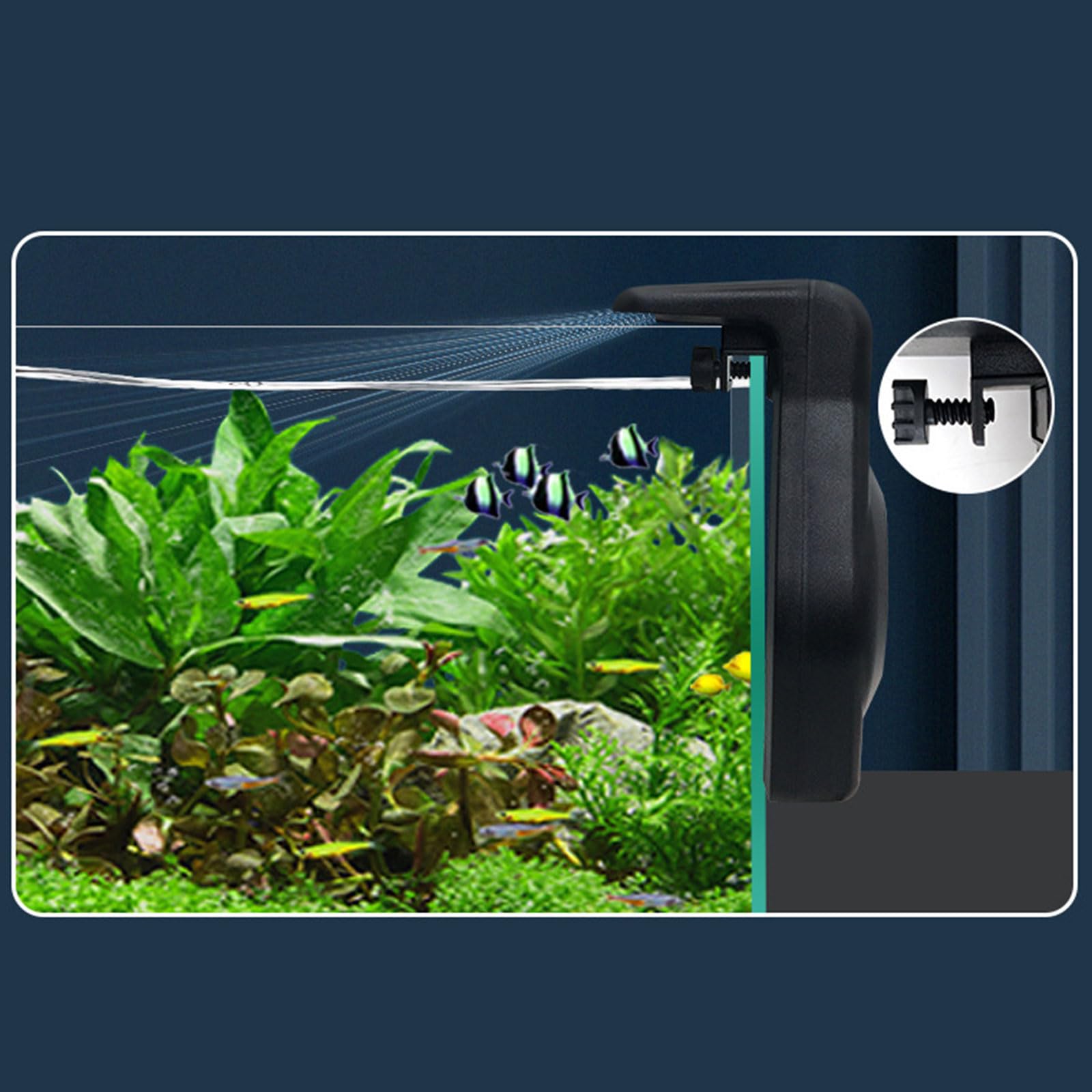 Potente ventilador de refrigeración para acuarios domésticos, reduce la humedad del calor, USB, enfriador de aire, accesorios para peceras, reductores de humedad