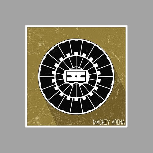 Mackey Arena - College Basketball Seating Charts - 18x18 Matte