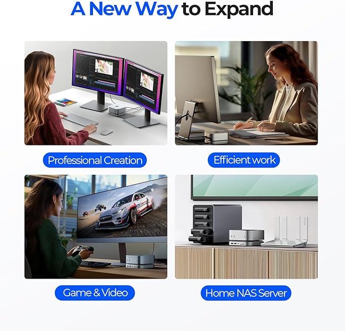 Mac mini M4 Dock, Stand y Hub HDMI para Mac mini M4 y M4 Pro 2024 miniatura 8