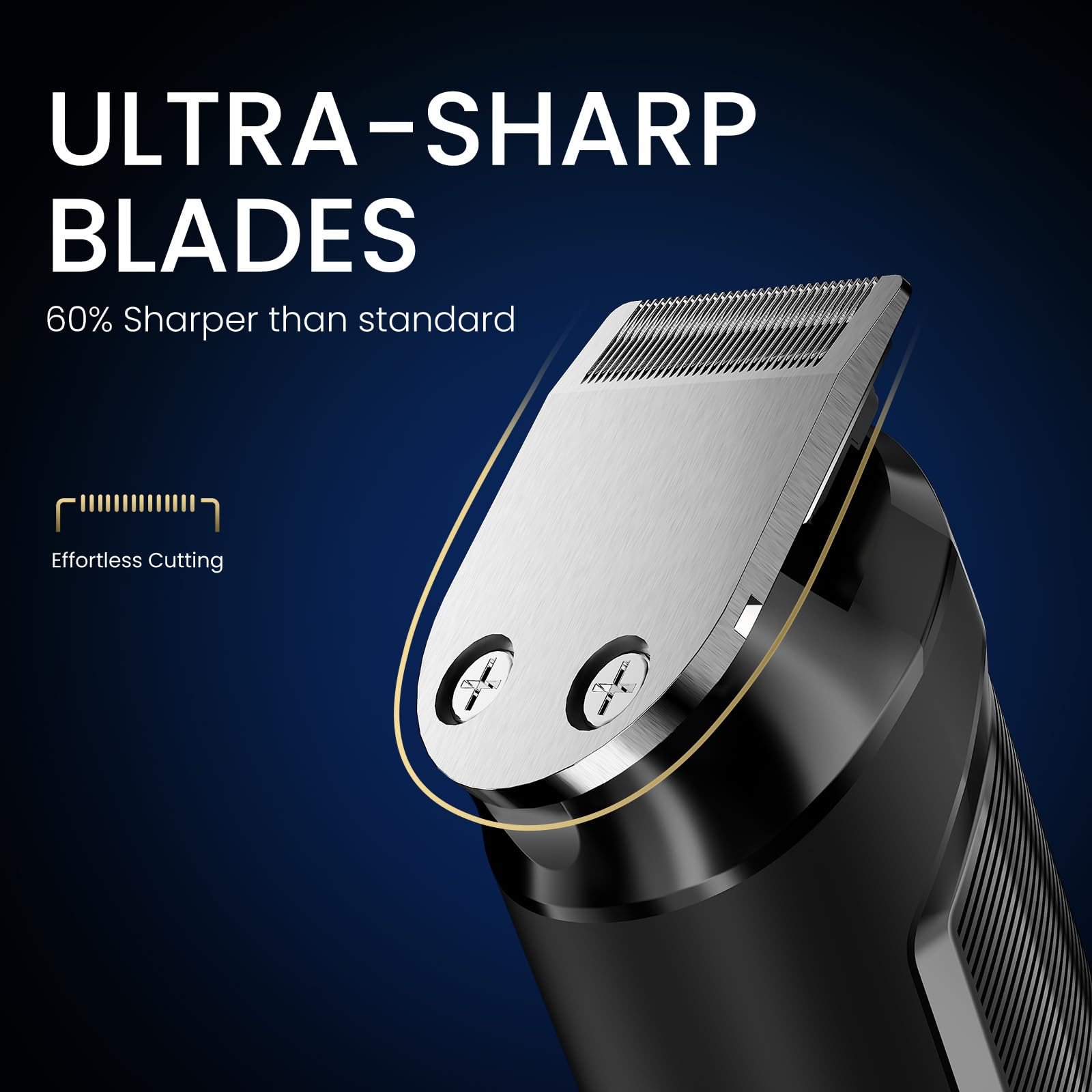 Ufree 3-in-1 Beard Trimmer Kit, Men's Electric Shaver Razor for Mustache Body Nose Facial Hair, Professional Hair Trimmer, Rechargeable Clippers, Waterproof Beard Grooming, Birthday Gifts for Men