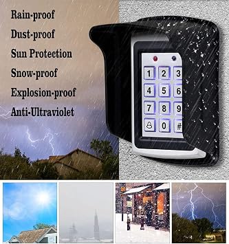 2Pack Waterproof Rain Cover for Keypad Access Control Protector