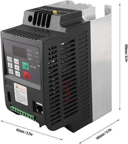 Miniatura 7 de Unidad de frecuencia variable, 3 fases 2.2KW 220V 10A VFD Inversor Convertidor de frecuencia de bomba fotovoltaica solar Convertidor de impulsión de