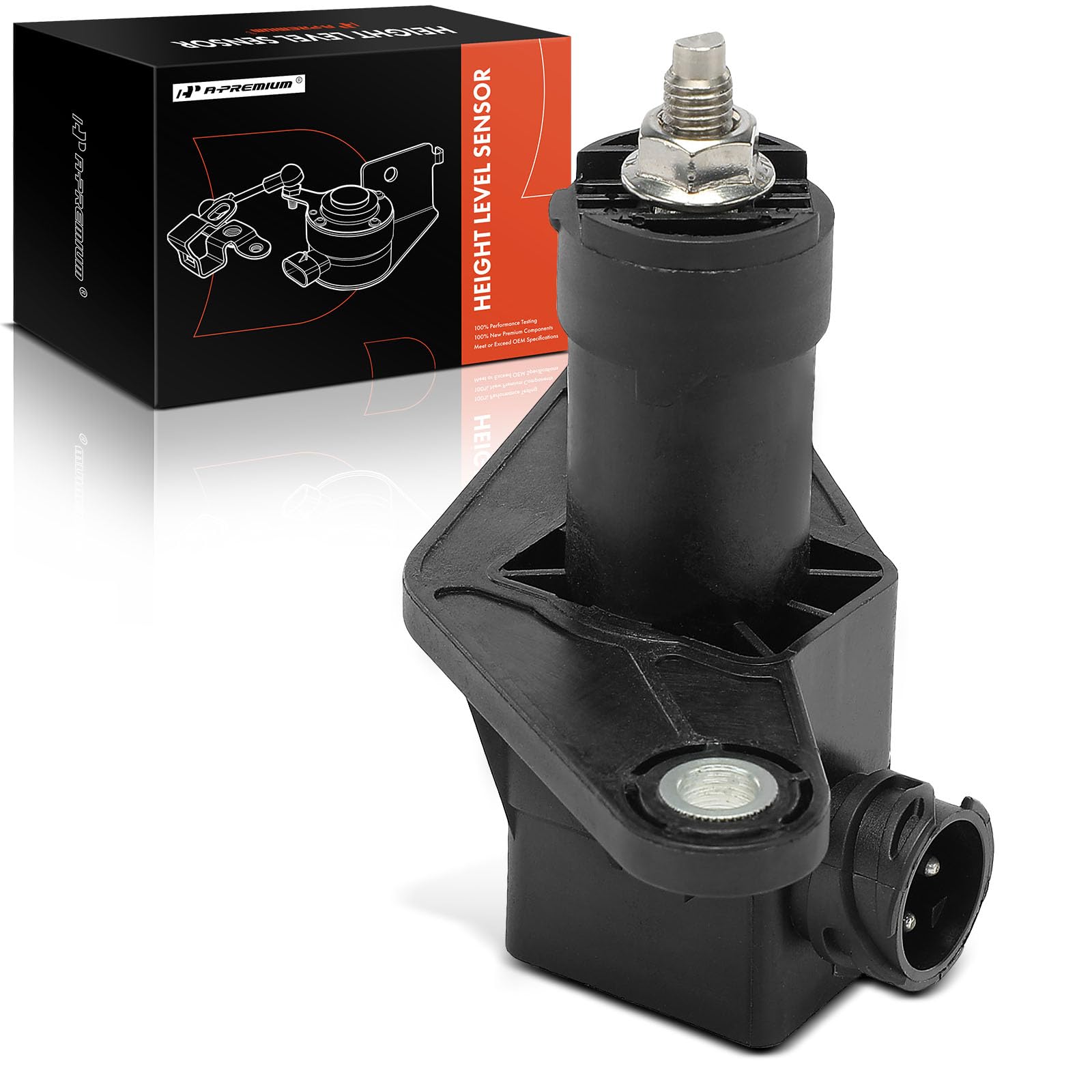 A-Premium Headlight Height Level Sensor Compatible with Renault C, K, T, Kerax, Magnum, Premium & Volvo 8300, 8500, 8700, 8900, 9400, 9500, 9700, 9900, B11, B12, B5, B6, B7, B9, FH, FM, FMX