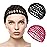 Hair Net Wrap Nets For Women 2 PCS Sleeping Sleep Cap Drying Curly Hair Crochet Press Hairnets Snood Wraps Cover Hairnet Workers Cap Mesh Head Caps Wrapping Long Curly Hair Overnight(rose red/black)