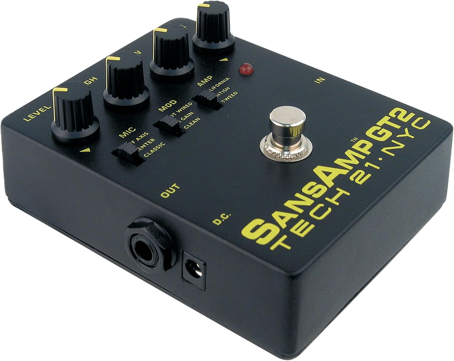 Tech 21 SansAmp GT2 Tube Amp Emulator Pedal