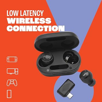 JBL Quantum TWS Air - Wireless Gaming Earbuds - Black